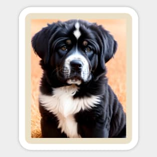 Tibetan Mastiff Puppy 06 Sticker